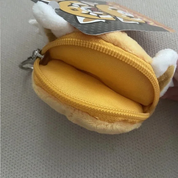 Sanrio Aggretsuko Gund Double Sided Two Faced Plush Coin Pouch Keychain NWT 3” - Picture 7 of 8